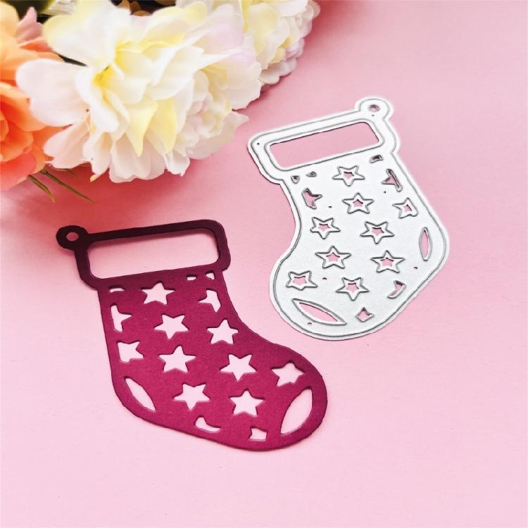 Metal Cutting Dies Christmas Stocking Scrapbooking Stencil Card Embossing DIY
