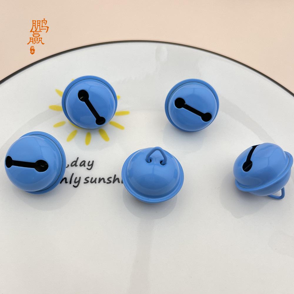 22mm Multicolor Bell Pendant Charm for DIY Keychain or Christmas Tree