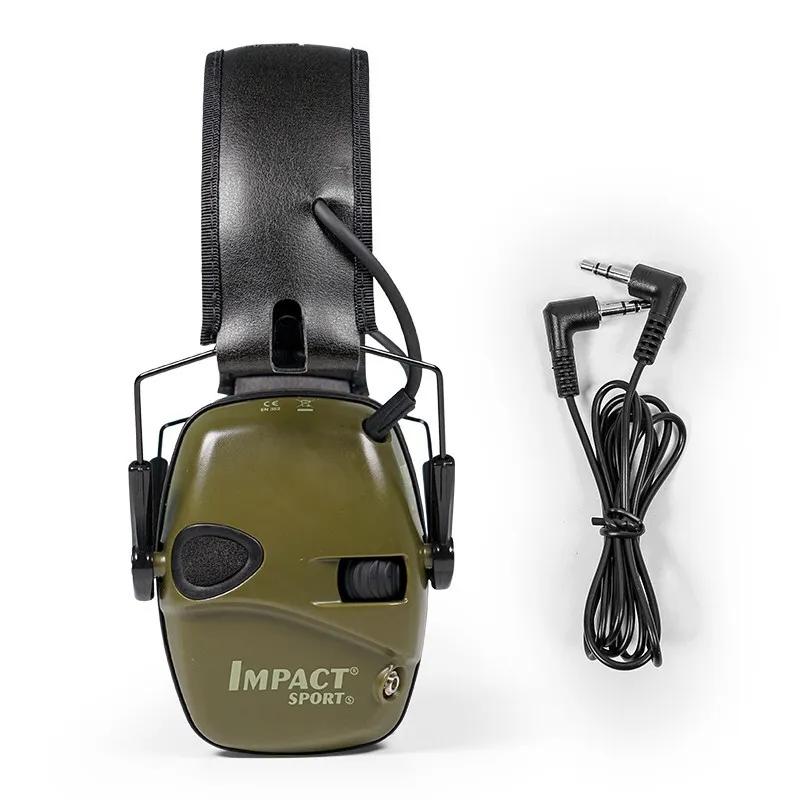 NRR22dB Impact Sport Electronic Military Noise Reduction Earmuffs Shooting Protective Headset with ARM NEXT Storage Case