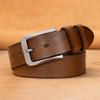 Belt First Layer Cowhide Genuine Leather Versatile Tree Paste Leather Pin Buckle Retro Belt Middle-Aged And Young Men'S Belt