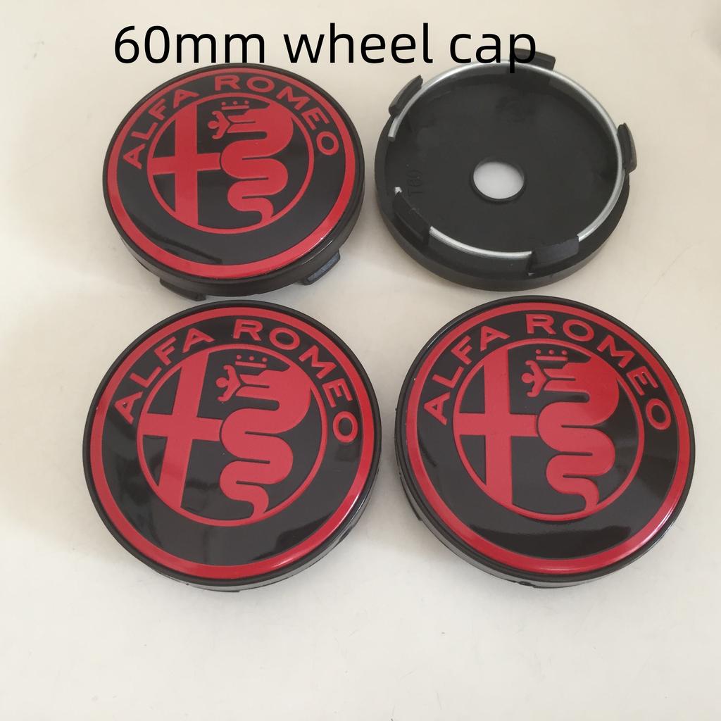 4 Stück 56mm 60mm 68mm Für Alfa Romeo 147 156 159 Autoemblem Radnaben-Mittelkappe Abzeichen Abdeckungen Aufkleber Decals Styling-Zubehör