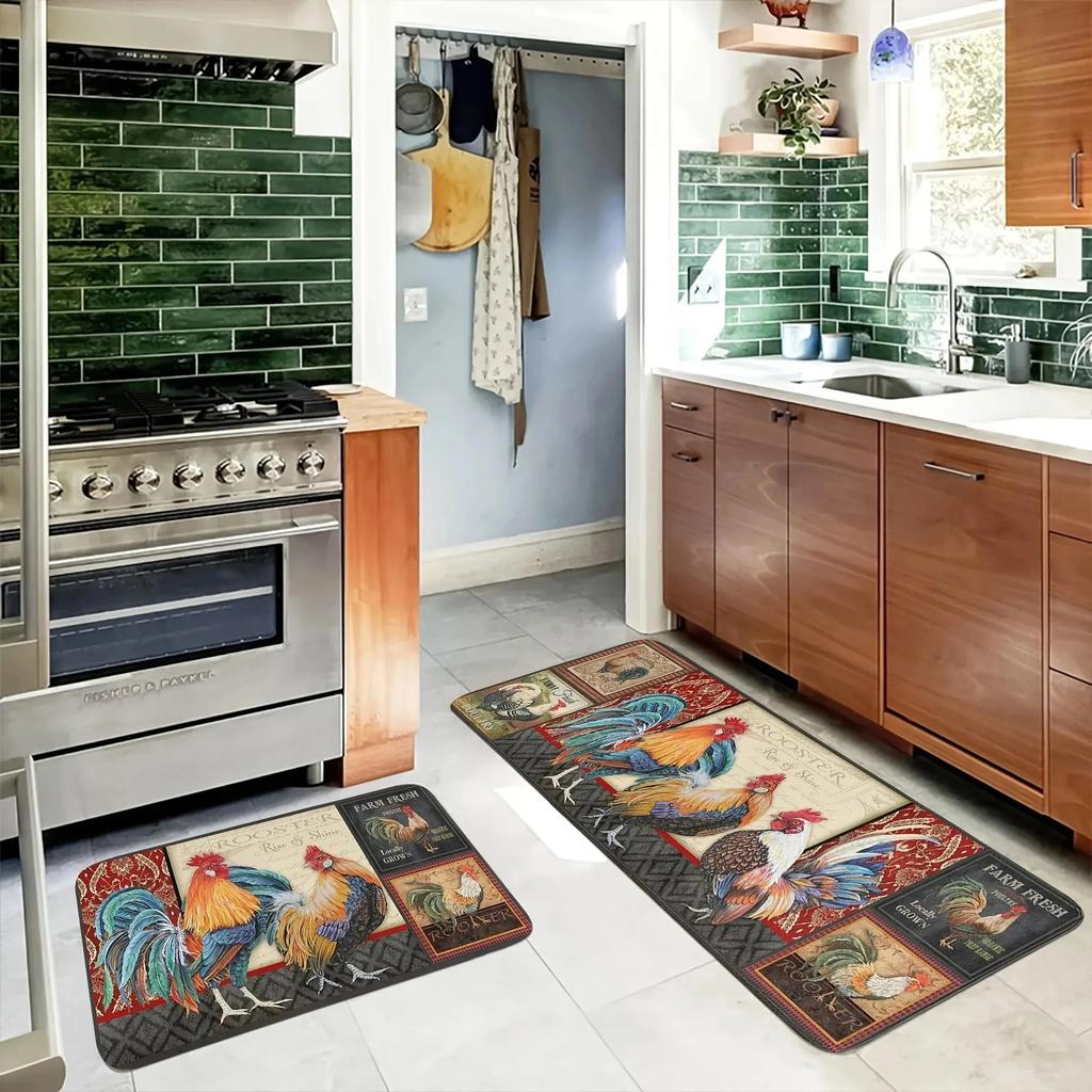 1 STKS Kiezelpatroon Keukenkleed Antislip Deurmatten Pop design Badkamervloerkleed Badmat Tapijt voor Huis Spoelbak Wasruimte Decor