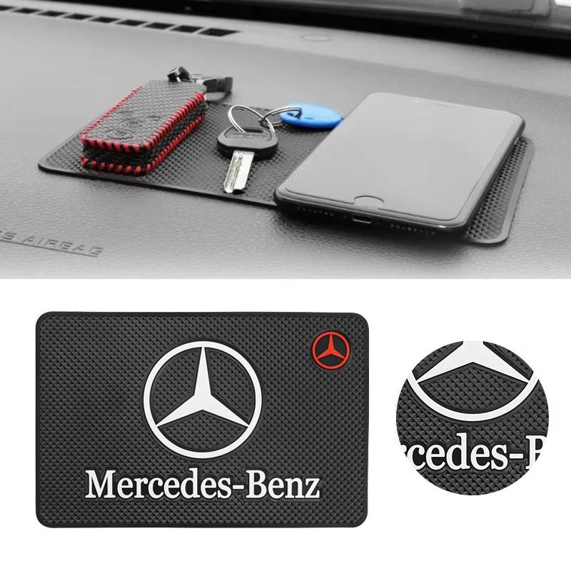 GLC GLB 1PCS Car Dashboard Silicone Non Slip Mat Phone Holder Anti-skid Pad Auto Accessories For Mercedes Benz AMG Class GLK W2