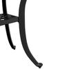 Garden Table Black 53 X 53 X 53 Cm Cast Aluminum