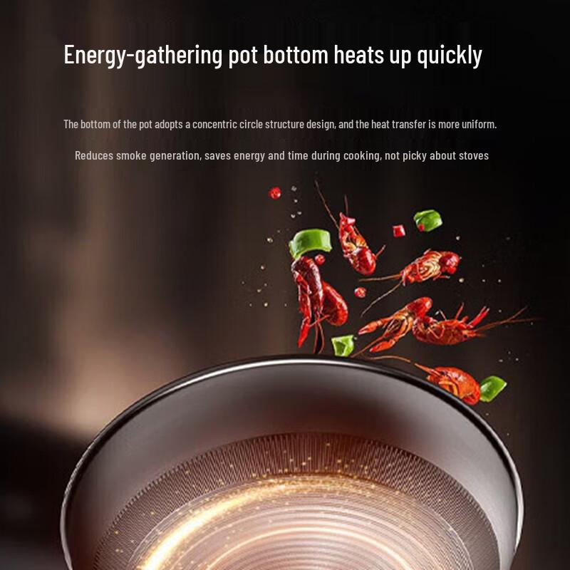 KGT-C32A Titanium Non-stick Wok