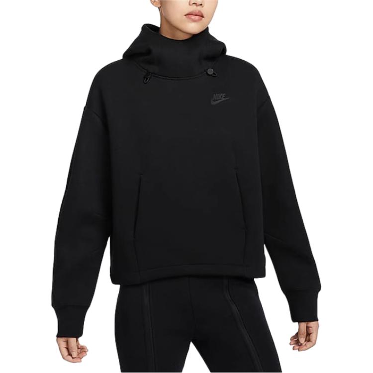 Nike FW24 TECH FLEECE Sweatshirt Damen Schwarz FV6323-010