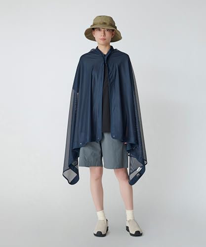 Snow Peak Insect Shield Mesh Stole, Free Size, Navy, AC-25SU005