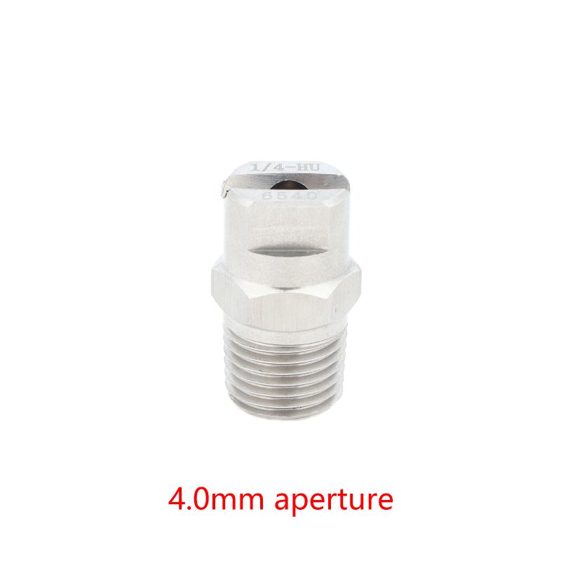 Easy to Install 1/8" 1/4" HVV/HU 304 Stainless Steel Flat Fan Spray Nozzle for Industrial Cleaning Projects