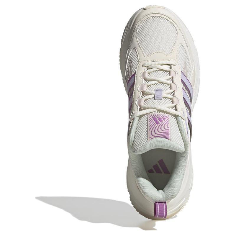 Adidas FC CLASSIC Abrasion Resistant Breathable Coverage Low top Running Shoes Women's Beige Purple Sneakers JS2790