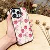 Cute cherry Phone Case For iPhone 17,16,15,14,13,12,11 Plus,Pro Max,XS,Colorful Silver Black Cover