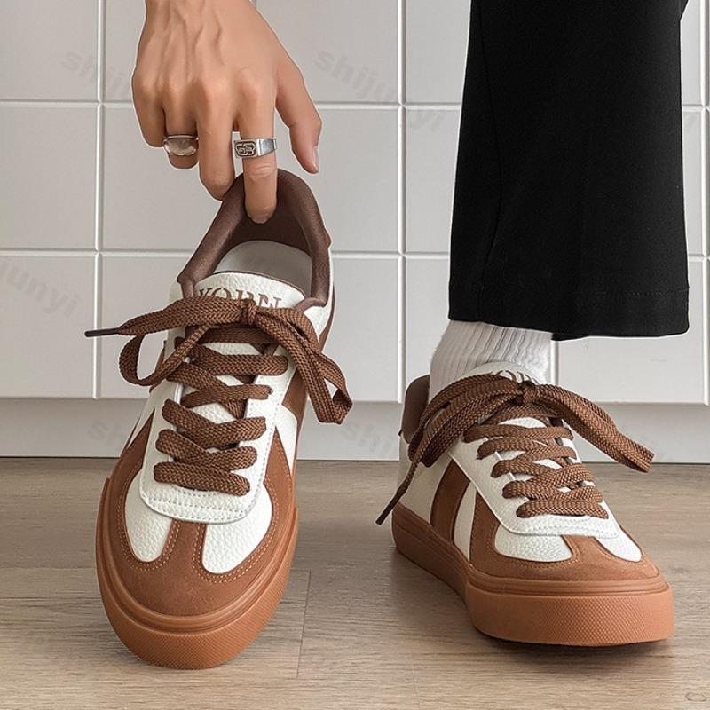 Fashion 2025 Autumn New Retro Niche Designed Casual Shoes for Men's Fashion Trend Versatile Comfortable Low Top Lace Up Chunky sneakers