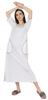 Inkmeso Solid Long Nightgown For Womens V-Neck Loungewear Casual Sleep Dress With