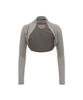 Oddoneout Ballerina Drape Cardigan Light Khaki