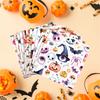 Halloween Decoration Handmade Packaging Double Offset Paper Horror Pumpkin Leaves Party Atmosphere Party Supplies