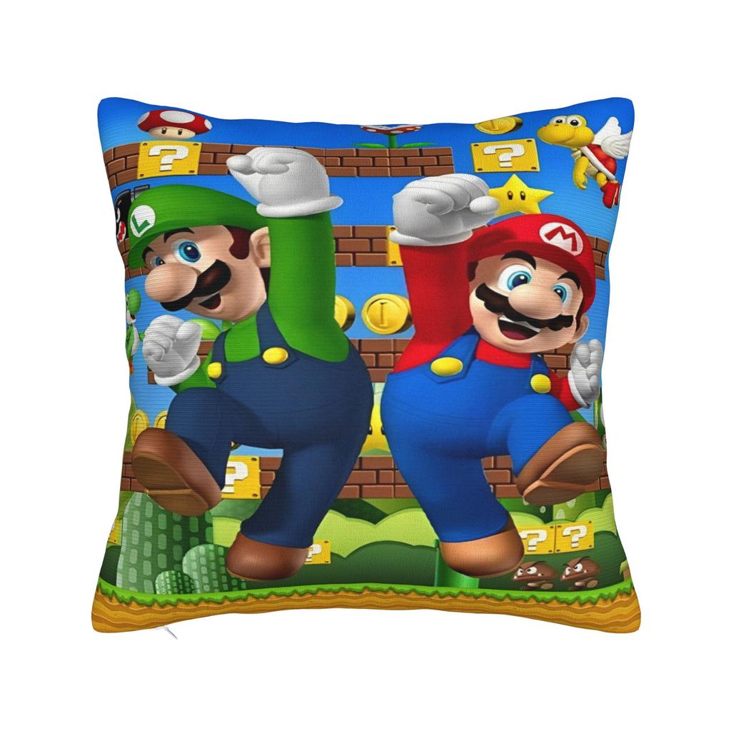 M-Marioes Printing Pillowcases Cushion Cover Throw Pillow Cover Warm Sofa Decorations Zippered Multi Size
