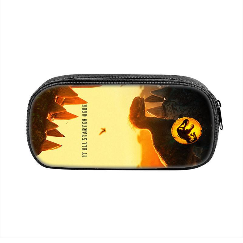 Jurassic World 3 Pencil Case With Nylon Material For Students And Kids