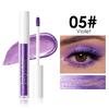 10 Colors Waterproof Liquid Eyeshadow High Shine Long-Lasting Sparkling Eye Shadow Metallic Pink Purple Party Stage Eyes Makeup Hallowmas