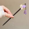 Retro Flower Hair Sticks Handmade Party Hair Bun Women Hair Jewelry Hair Chopsticks  For Disk Hair