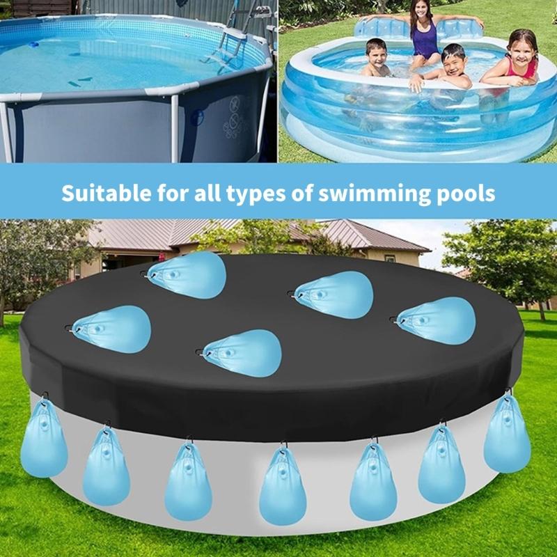 Schwerer Typ Poolabdeckung Beschwerte Wassersäcke Wintergebrauch Auslaufsicher Leicht zu Befüllen Ablassen Schwimmbadzubehör