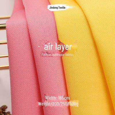 300g Stretch Gestricktes Polyester Air Layer Gewebe für Herbst/Winter Sportbekleidung & Bequeme Pullover