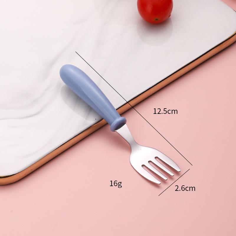 304 Stainless Steel Children's Cutlery Set - Baby Spoon, Fork, and Dinner Spoon