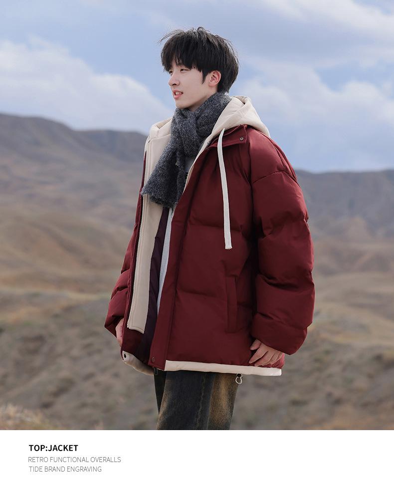 Men's Thickened Winter Cotton-Padded Jacket - 2025 Trendy Two-Piece-Style Coat