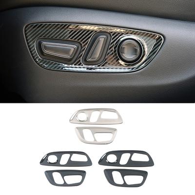 Für Toyota Highlander XU70 2024 Auto Innen Teil Refit Styling Sitz Einstellung Schalter Panel Edelstahl Aufkleber
