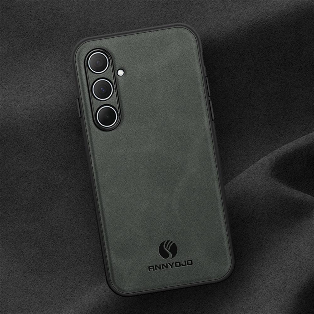 ANNYOJO For Samsung Galaxy A56 5G Case PU Leather+PC+TPU Anti Drop Phone Back Cover