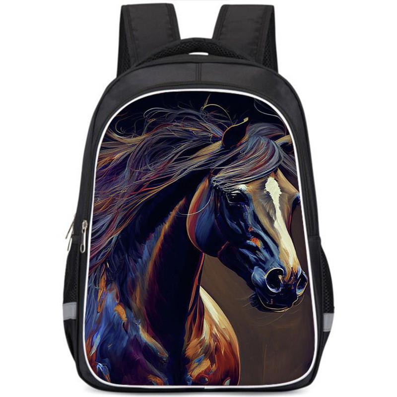 Large Capacity Lightweight Oxford Cloth Kids Backpack For School Unisex