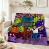 Cool Scoobydoo Cartoon Anime Blanket Comfortable Skinfriendly Throw Blanket For Living Room Bedroom Recliner Party Decor Christmas Gift