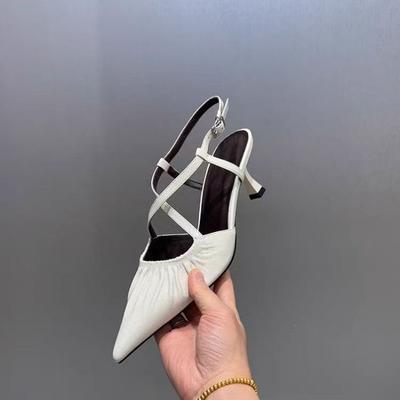 Fashion 2025 Hot Sale Slingbacks Women's High Heels Classics Pointed Toe Thin Heels Buckle Strap Pumps for Fashion Daily Office & Dress