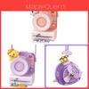 Cartoon Cute Pet Neck Fan With Usb Rechargeable Noleaf Design For Kids Personal Cooling