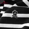 MONTAGUT Men's Jacquard Stripe Polo Shirt