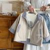 Children'S Coat Autumn New Korean Version Of Boys And Girls Puppy Wearing Trench Coat On Both Sides Baby Spring And Autumn Fashion