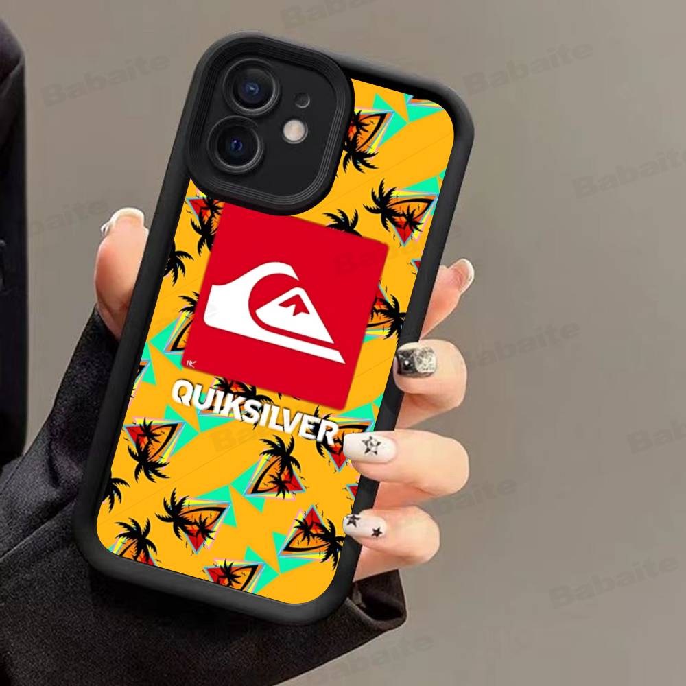 Surf Brand Q-QuiksilverS Logo Phone Case For IPhone 17 16 15 14 Plus 13 12 11 Pro Max Silicone Cover