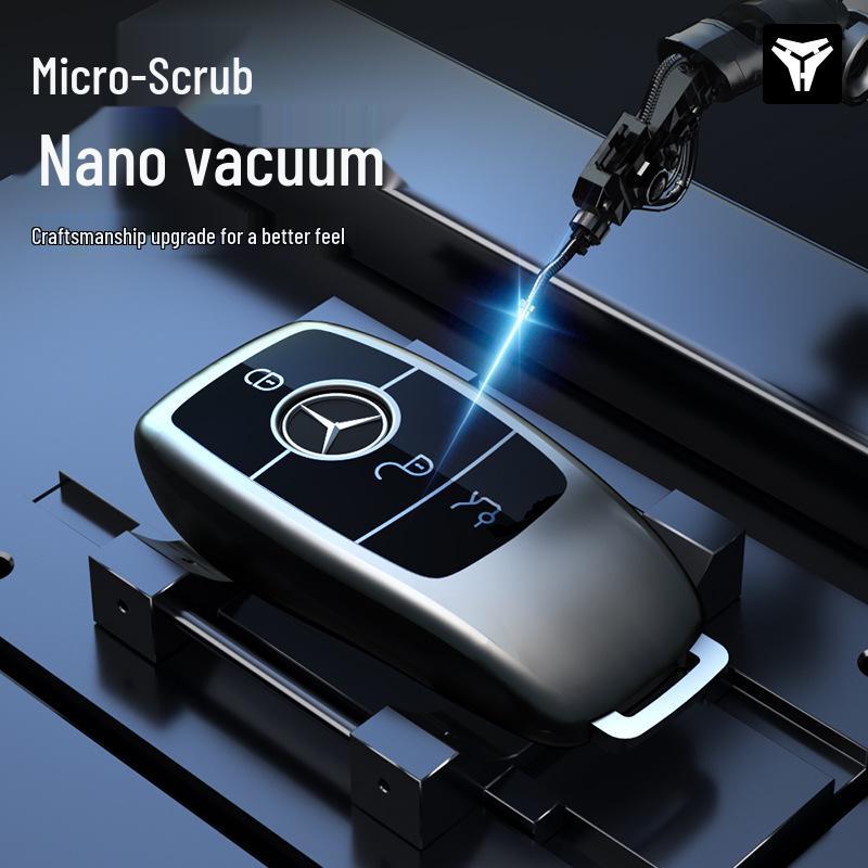 Premium Key Cover for Mercedes GLC300L, C200L, C260L, E300L, S400 - High-End Feel