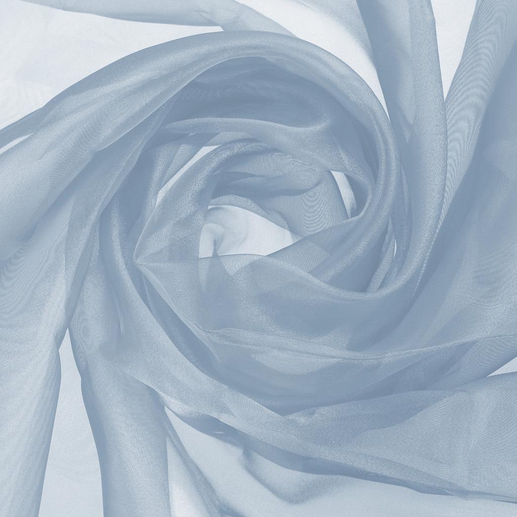 Organza Tulle Roll Fabric 60" Bridal Solid Sheer Organza Crystal Organza Sheer Silky Fabric for DIY Craft Table Home Decoration