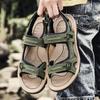 38-48 Mens Large Size Genuine Leather Men Sandals Summer Men Beach Sandals Outdoor Sandals For Men