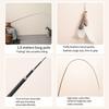 1.8m Cat Teaser Stick Telescopic Four-section Fishing Pole Wand Super Long Fishing Rod Cat Interactive Stick Kitten