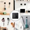 5Pcs Stainless Steel Adhesive Hooks Heavy Duty Wall Hooks Waterproof Towel Coat Hangers for Bathroom Kitchen