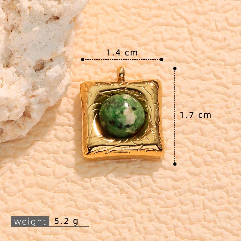 Многоцветный Натуральный Камень Тигровый Глаз Позолоченное 18 карат Золотом Ожерелье и Серьги Аксессуары