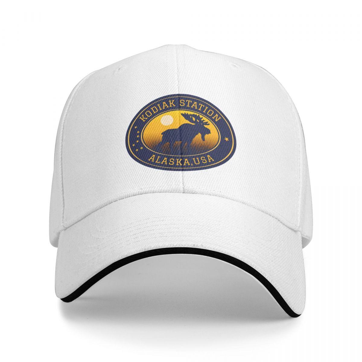 

Kodiak Station Alaska USA Кепка бейсболка новая теплая зима Шапки унисекс Женские