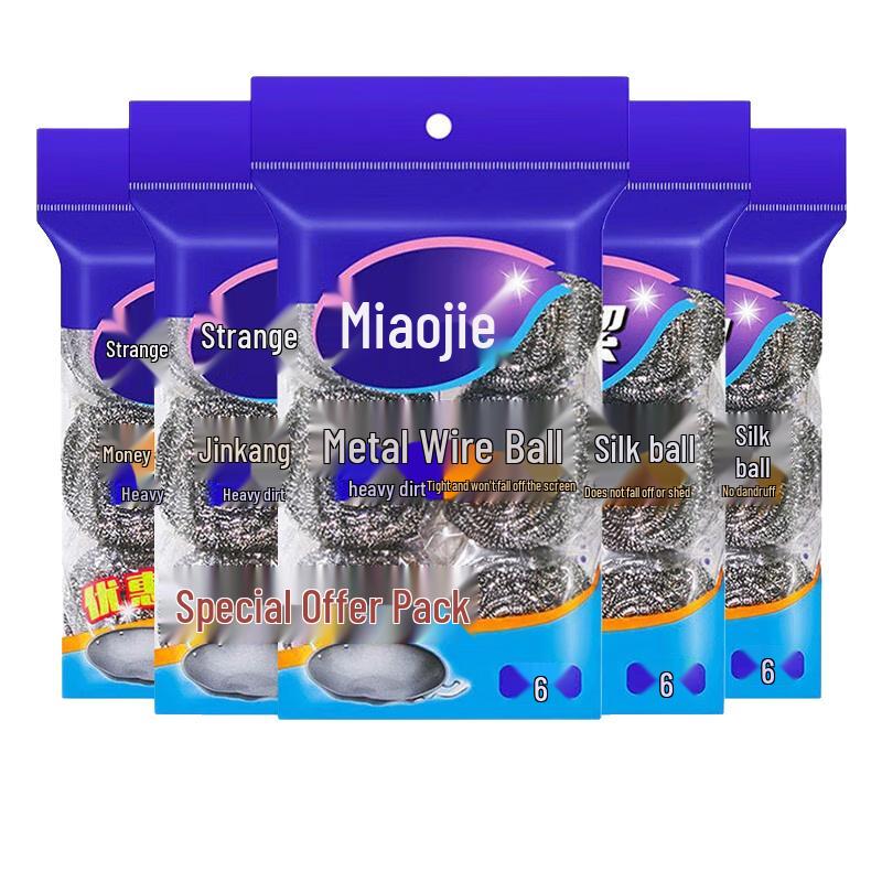 Miaojie Steel Wool Scrubber упаковка 30 шт.