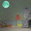 Luminous Moon Stars Wall Stickers for Kids room Bedroom Decor Glow in the dark Earth Wall Decals Noctilucent Stickers Home Decor