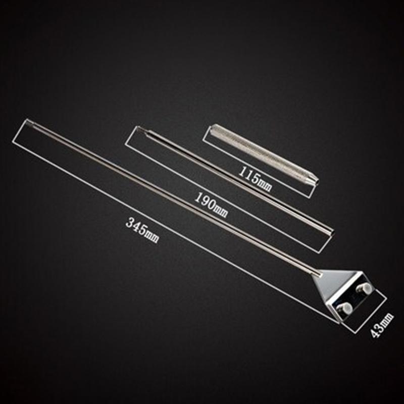 

Аквариум из нержавеющей стали скребок для удаления водорослей лезвие для чистки аквариумных стекол с живыми растениями as the picture