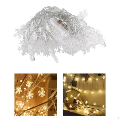 Schneeflocken Weihnachtslicht Dekoration für Terrasse Zimmer Wand Feiertag