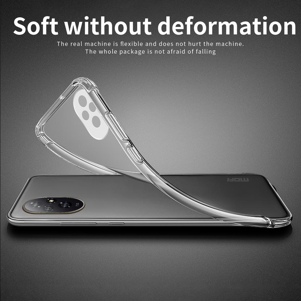 MOFI For Honor 200 5G Case Anti-Scratch Clear TPU Soft Phone Cover
