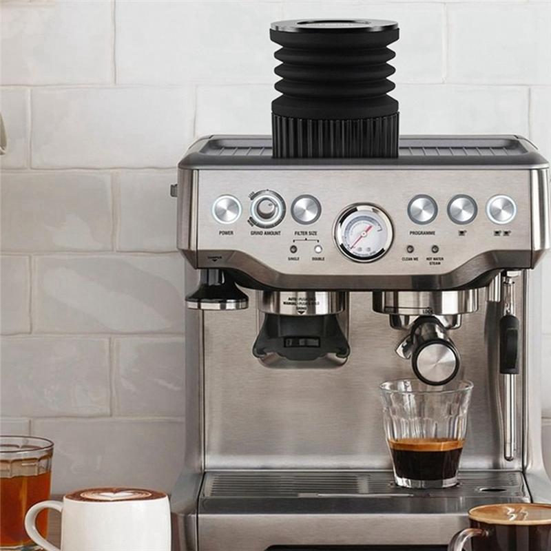 Geeignet für Breville Blowing Powder Bin Kaffeemühle Air Blowing Bean Bin Dosiertrichter mit Balg (Metallabdeckung)