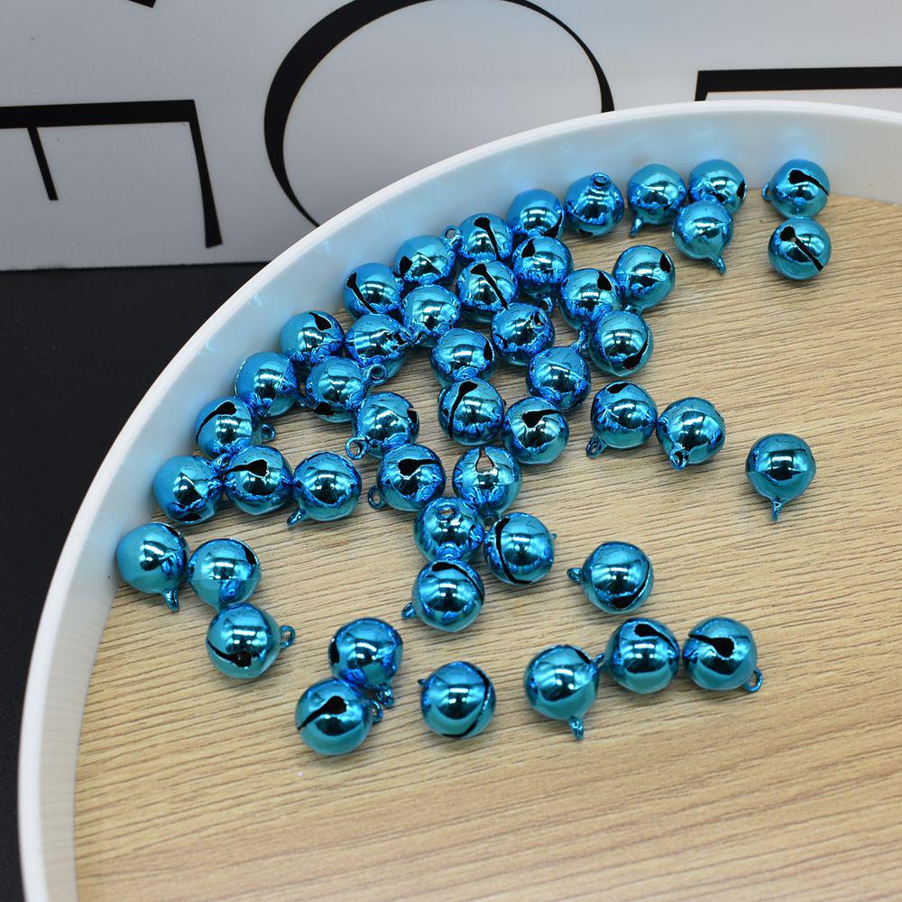 Colored Single-Tone Jingle Bell Charms for DIY Jewelry and Christmas Decorations