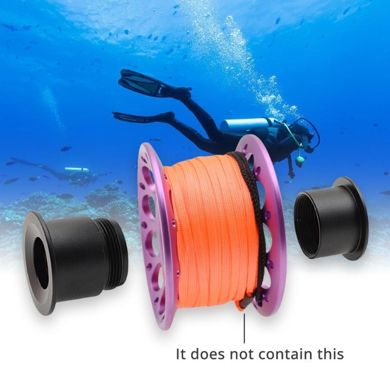 Professional Alloy Diving Reel Offering Quick Line Release And Enhances Safety For Underwater Photography Enthusiasts